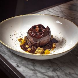 Rocky Road Chocolate Sphere